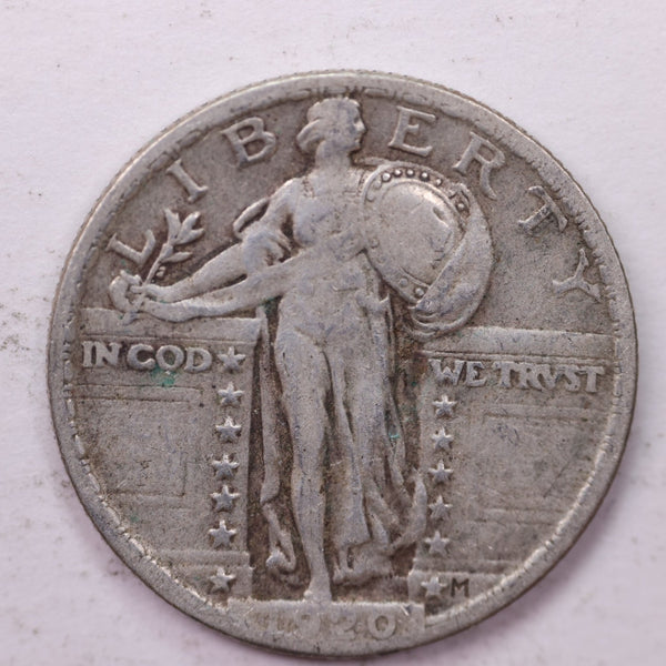 1920 Standing Liberty Silver Quarter, Affordable Collectible Coins. Sale #0353409