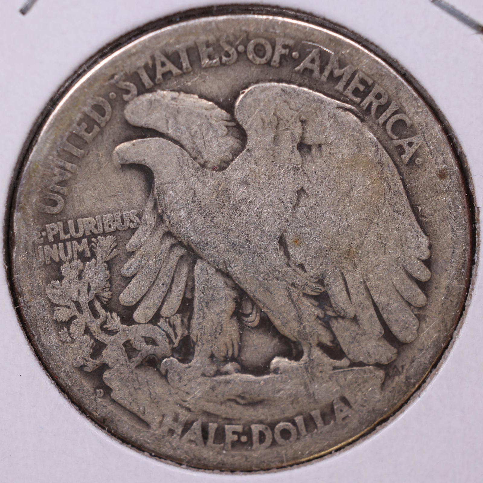 1918-D Walking Liberty Half Dollar, Good Circulated Coin, Store #HR025