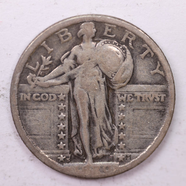 1920-S Standing Liberty Silver Quarter, Affordable Collectible Coins. Sale #0353415
