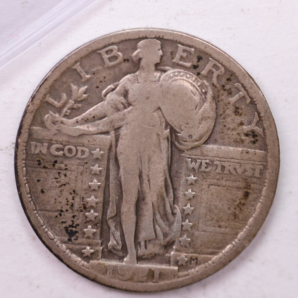 1921 Standing Liberty Silver Quarter, Affordable Collectible Coins. Sale #0353417