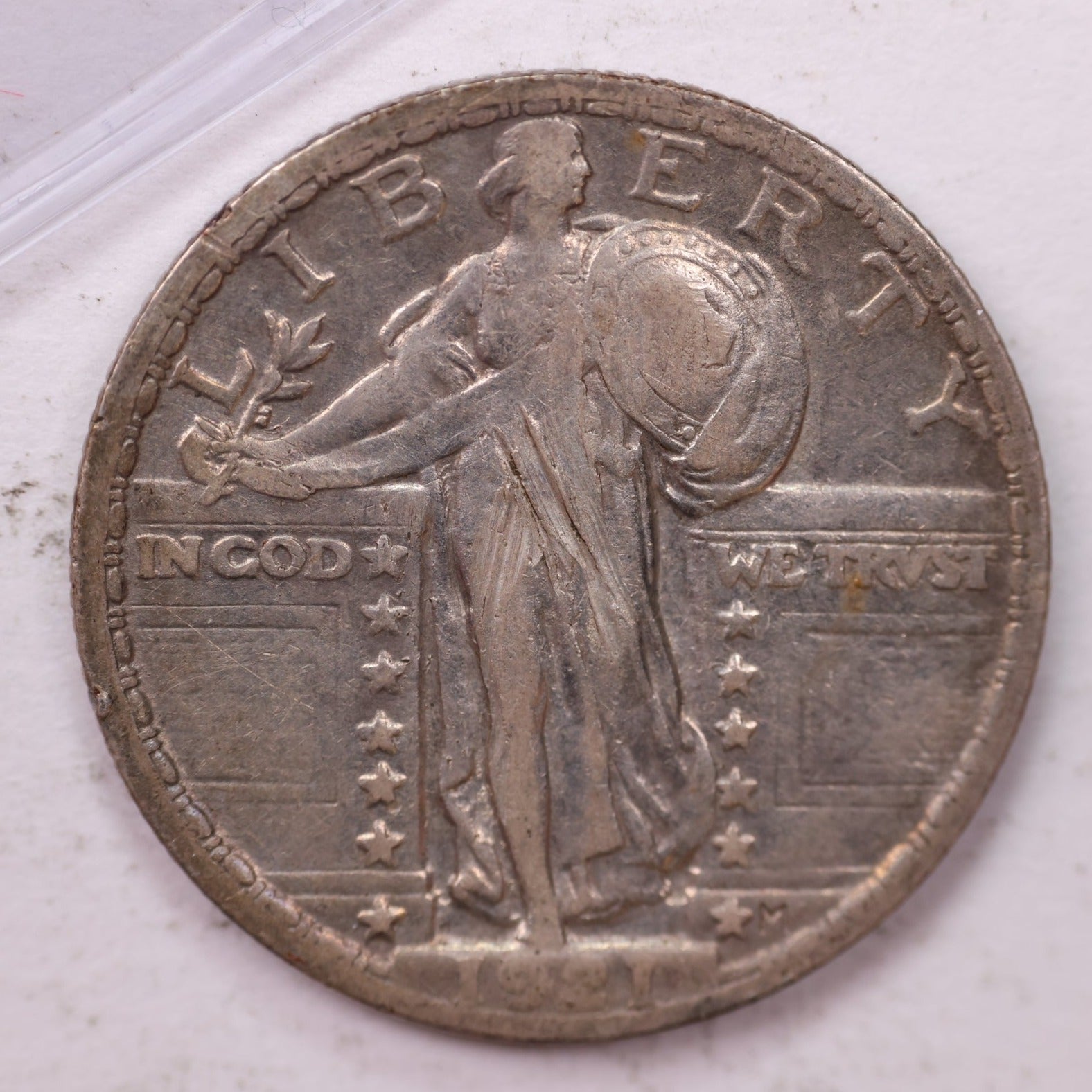 1921 Standing Liberty Silver Quarter, Very Fine Circulated Coins. Sale #QR1569.