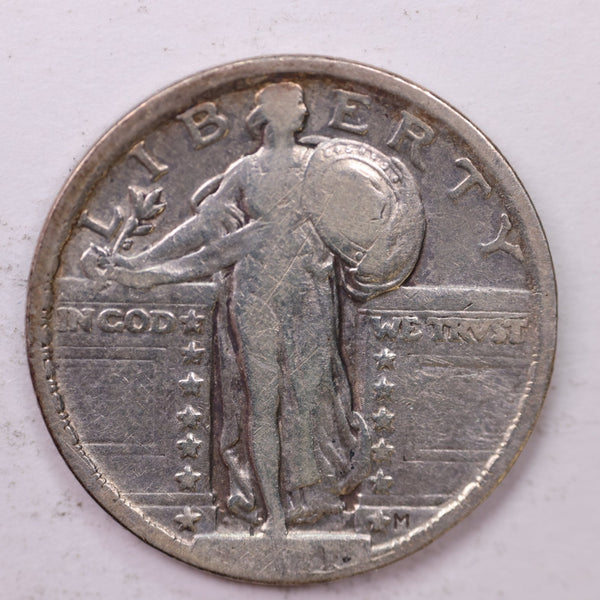 1921 Standing Liberty Silver Quarter, Affordable Collectible Coins. Sale #0353419