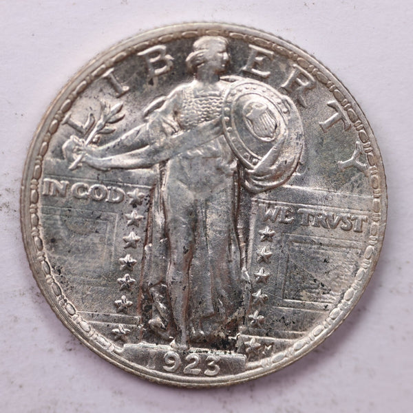 1923 Standing Liberty Silver Quarter, Affordable Collectible Coins. Sale #0353420