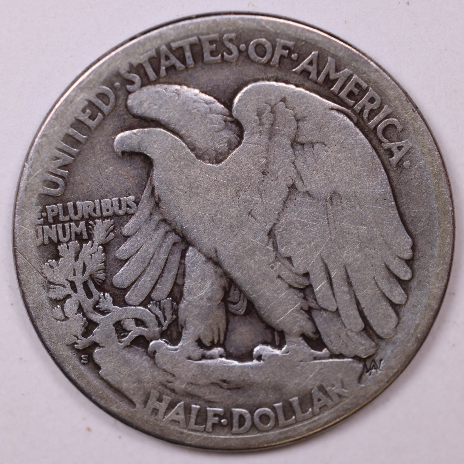 1919-S Walking Liberty Half Dollar, Very Good Circulated Coin, Store #HR040
