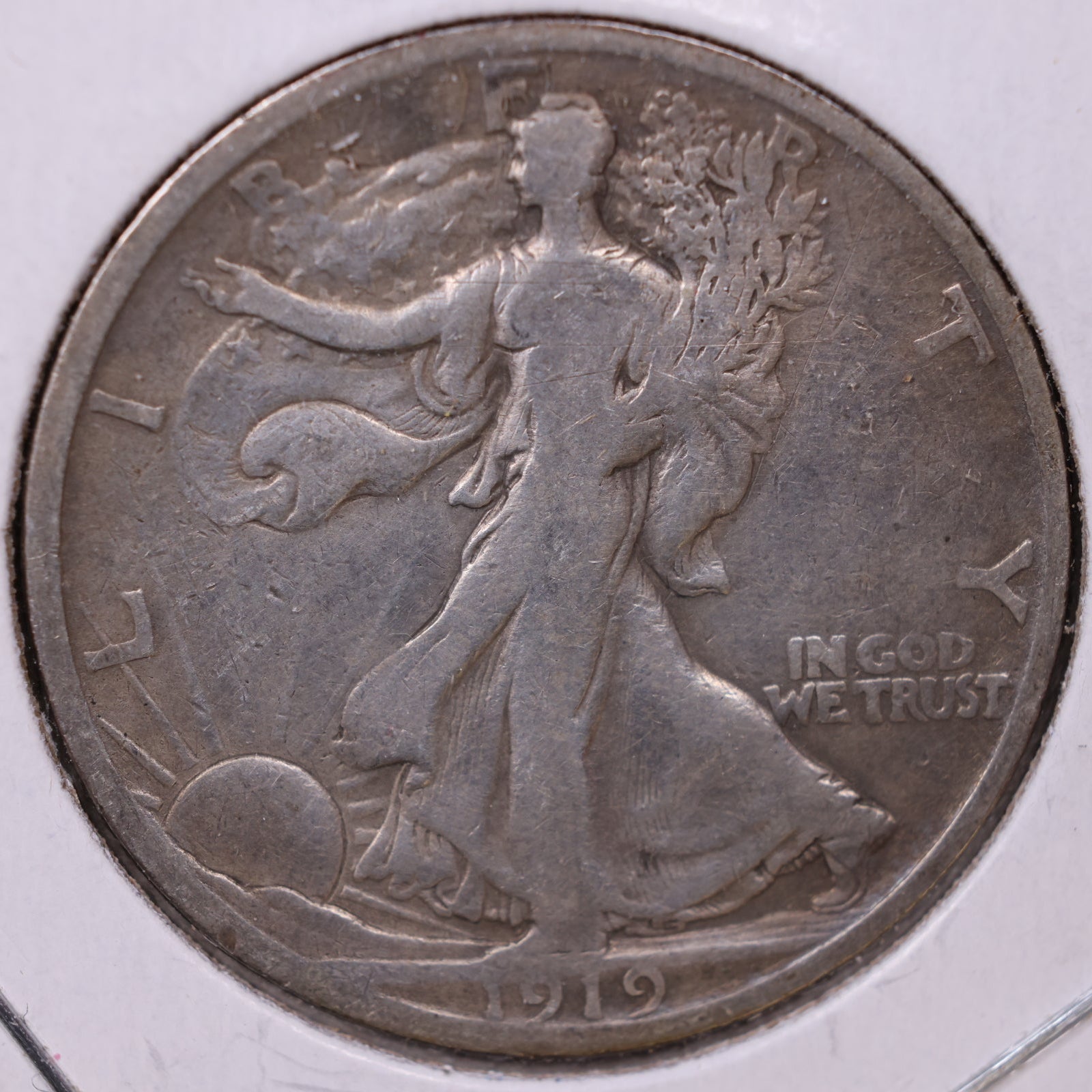 1919-S Walking Liberty Half Dollar, Good Circulated Coin, Store #HR042