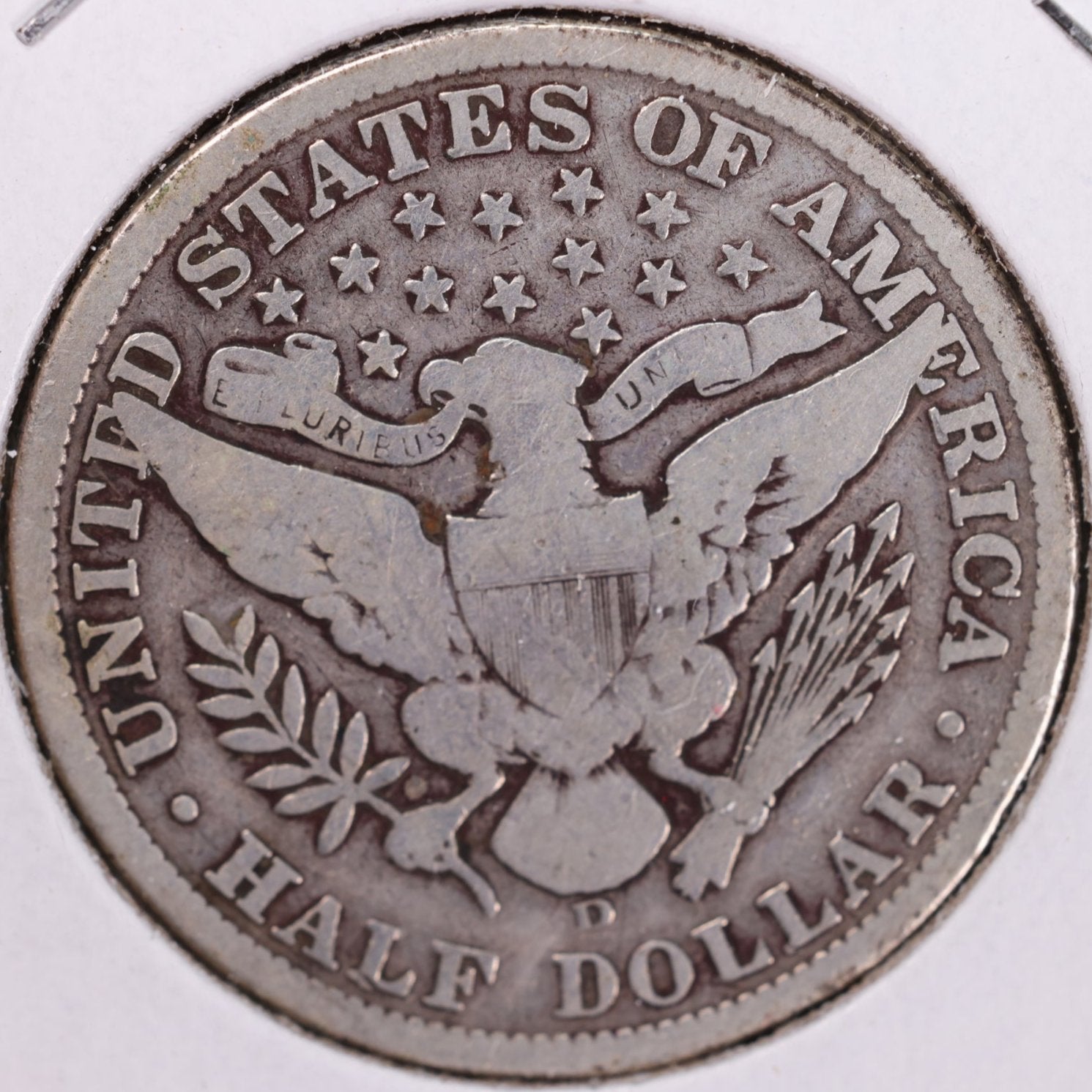 1908-D Barber Half Dollar, Very Good Circulated Coin, Store #HR0916