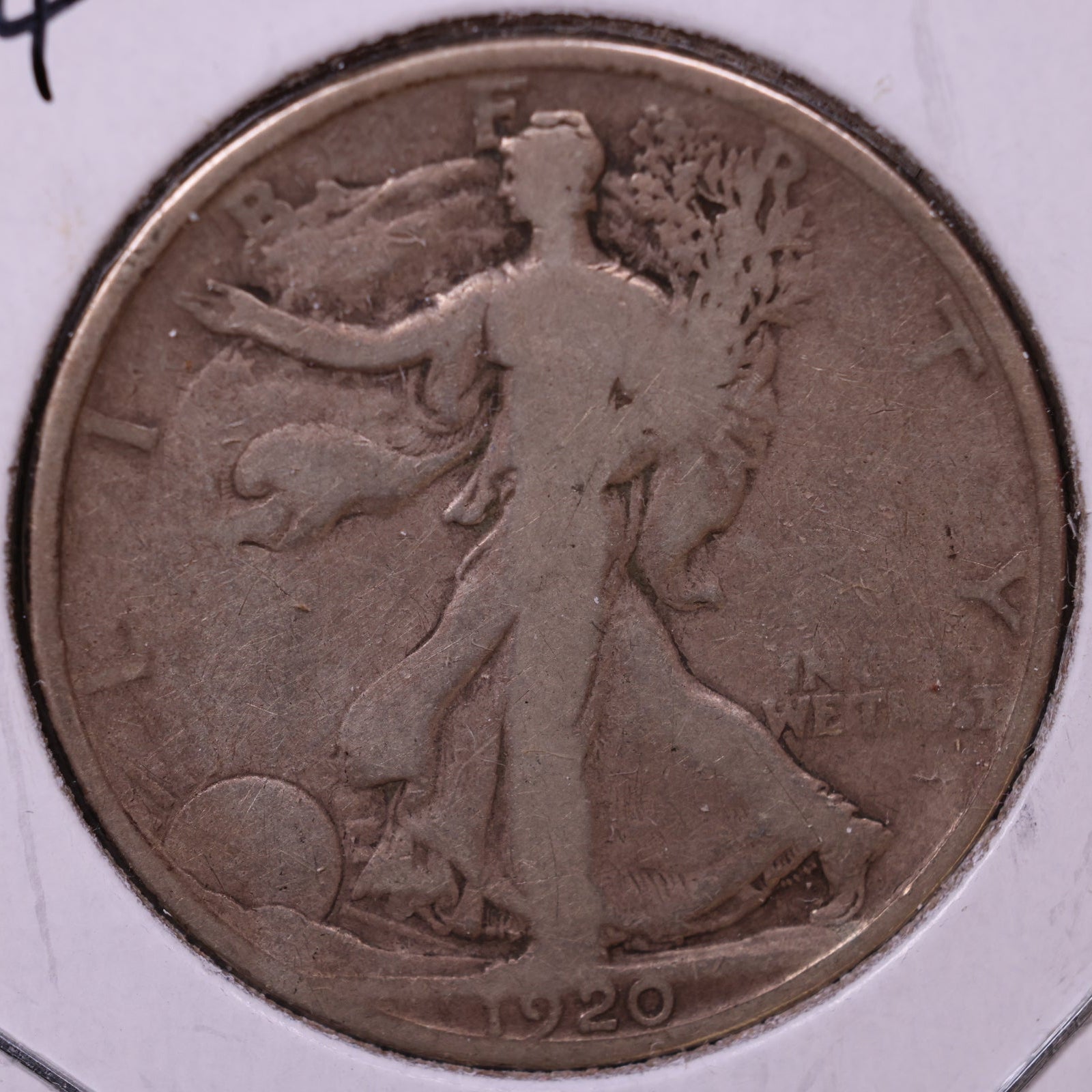 1920 Walking Liberty Half Dollar, Good Circulated Coin, Store #HR056