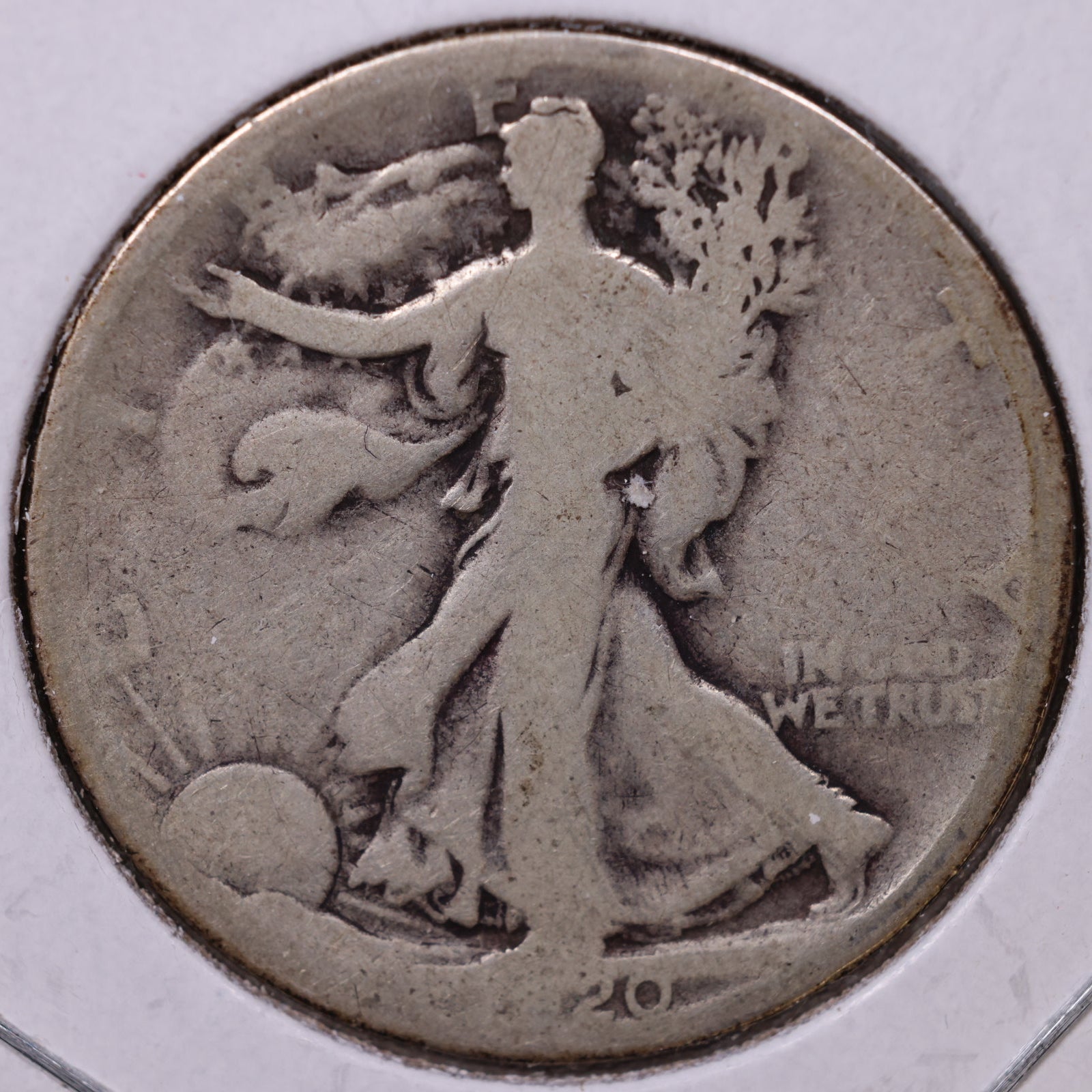 1920-S Walking Liberty Half Dollar, Good Circulated Coin, Store #HR069