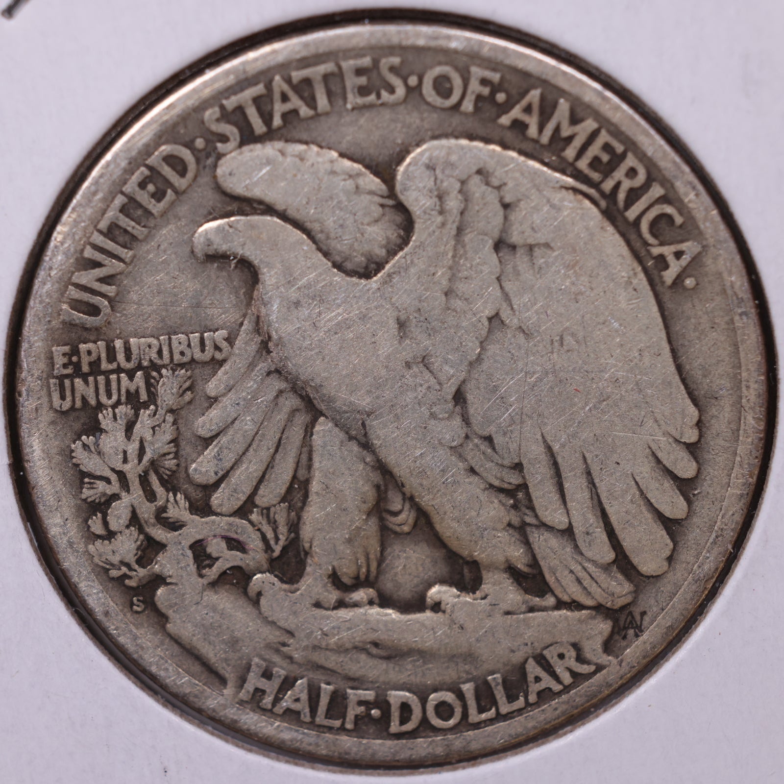 1921-S Walking Liberty Half Dollar, Good *Cleaned* Circulated Coin, Store #HR105