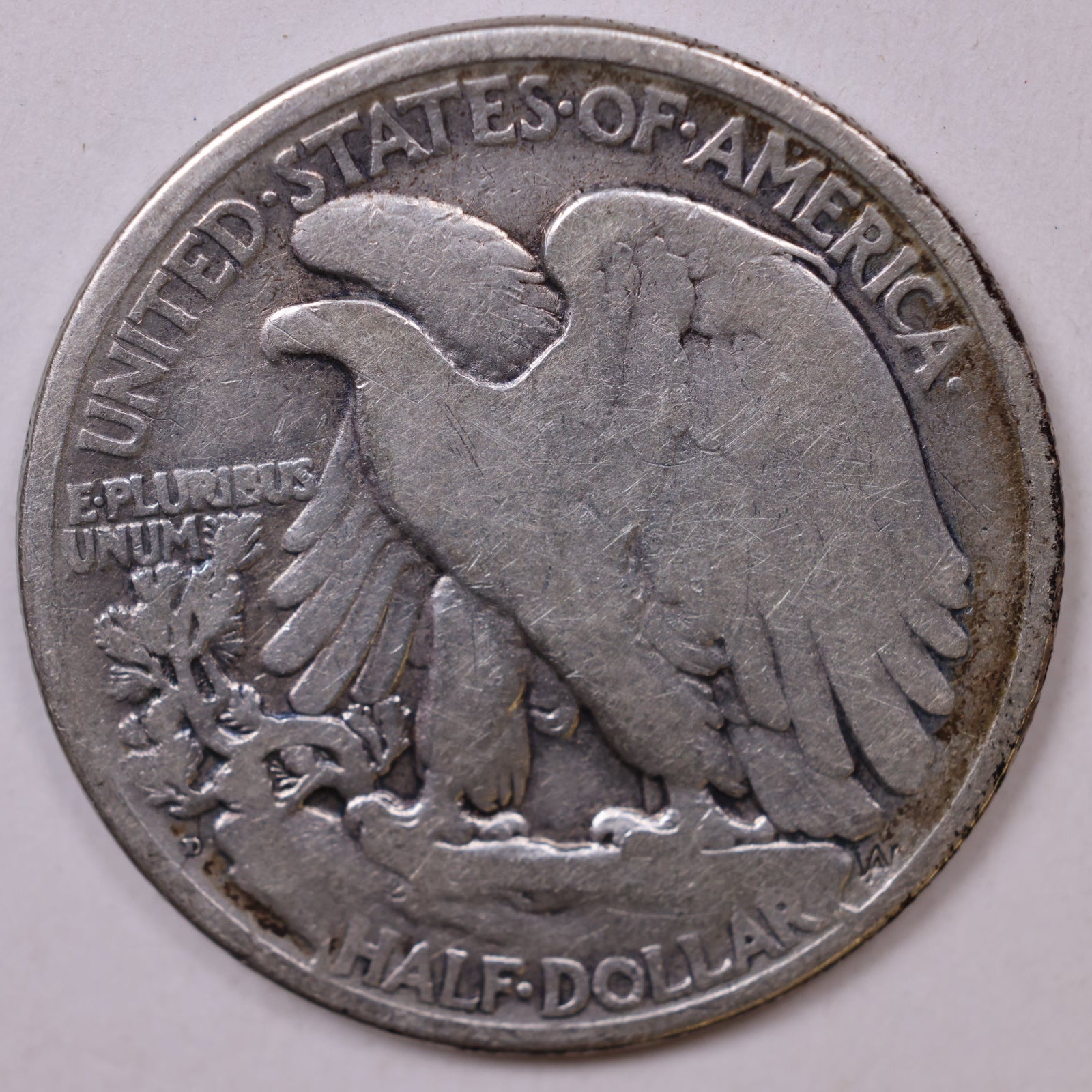 1934-D Walking Liberty Half Dollar, Very Good Circulated Coin, Store #HR131