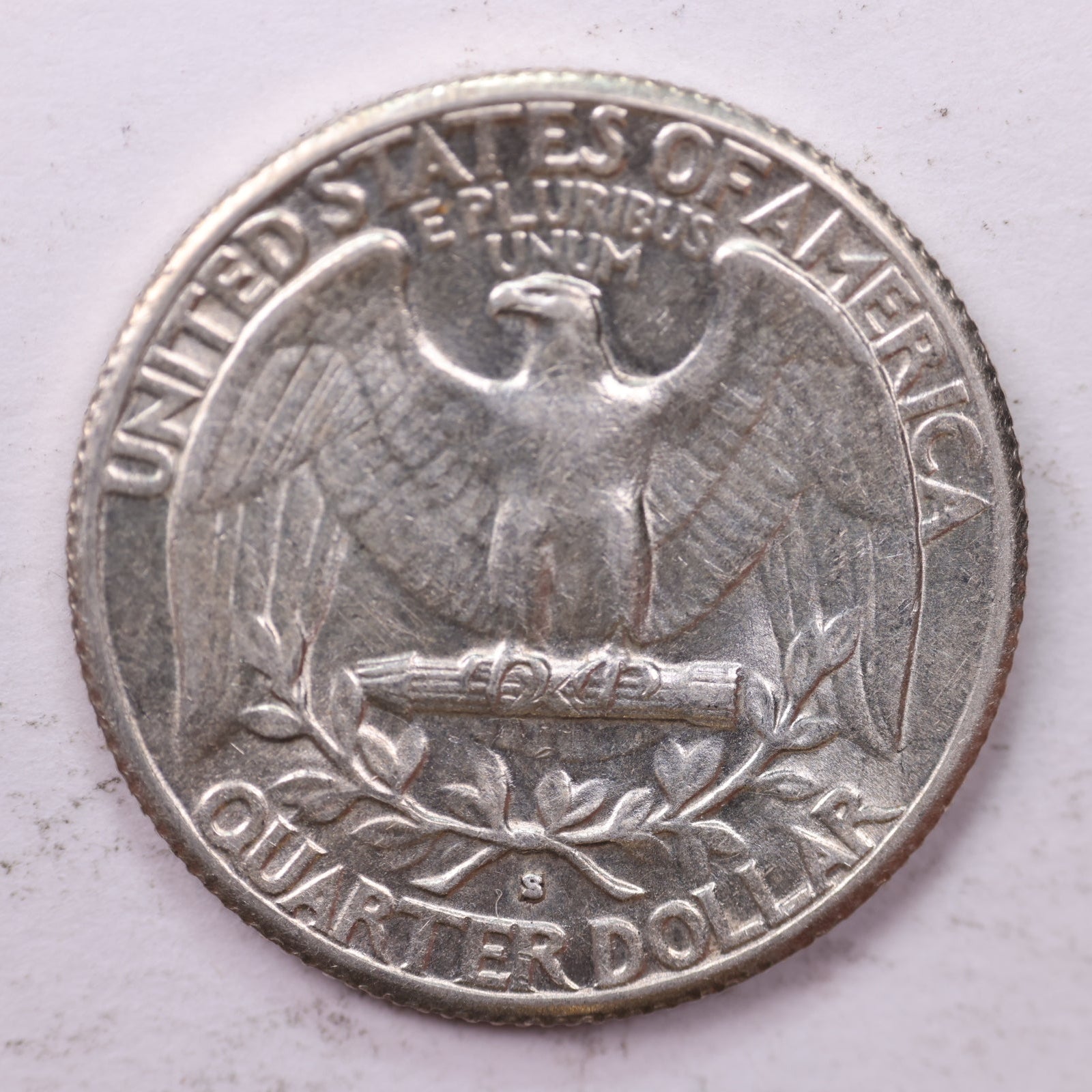 1935-S Washington Silver Quarter, Affordable Circulated Collectible Coin. Sale #QR1932