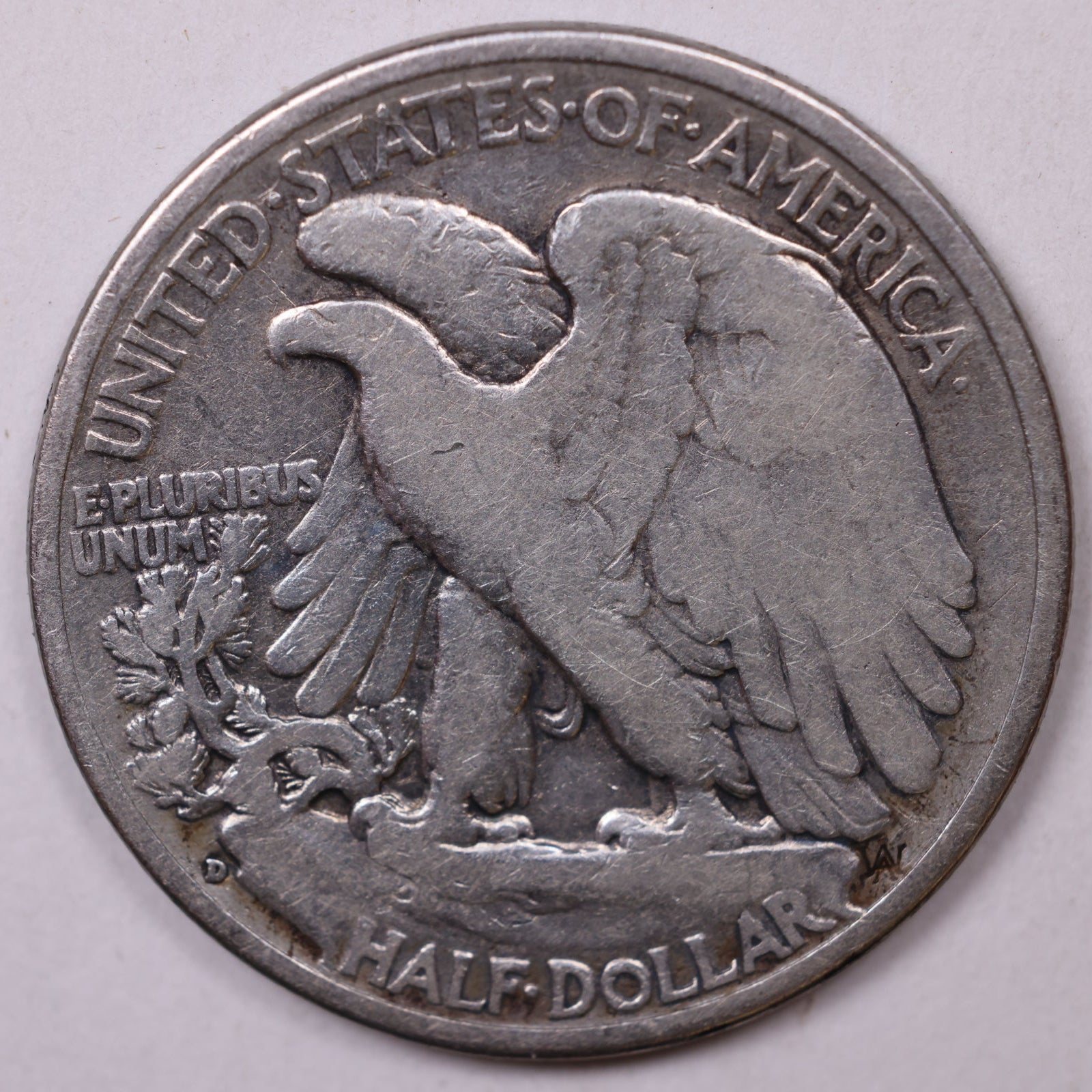 1936-D Walking Liberty Half Dollar, Very Good Circulated Coin, Store #HR147