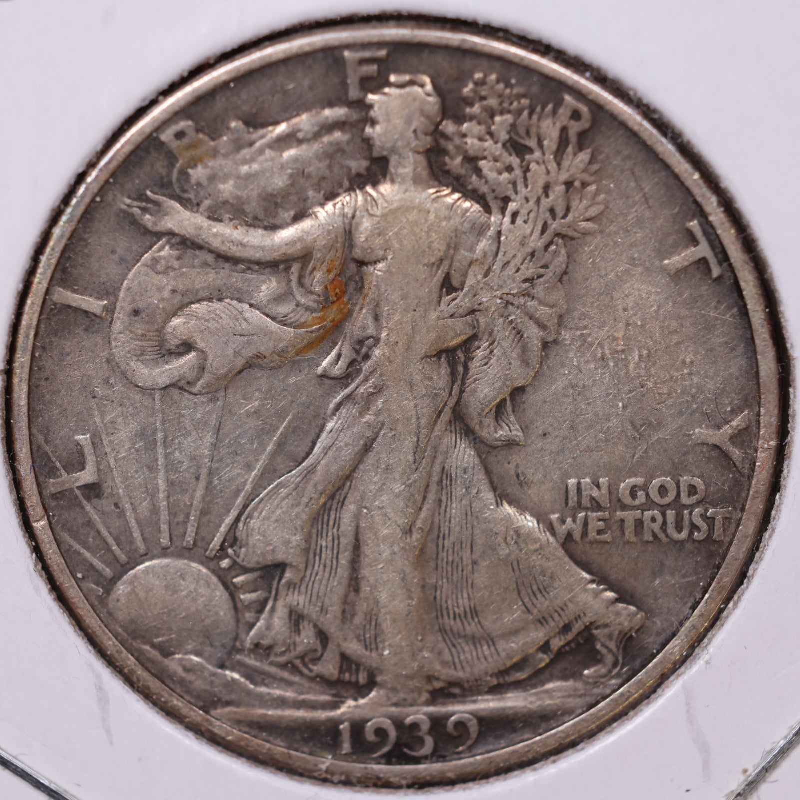 1939-D Walking Liberty Half Dollar, Very Fine Circulated Coin, Store #HR177