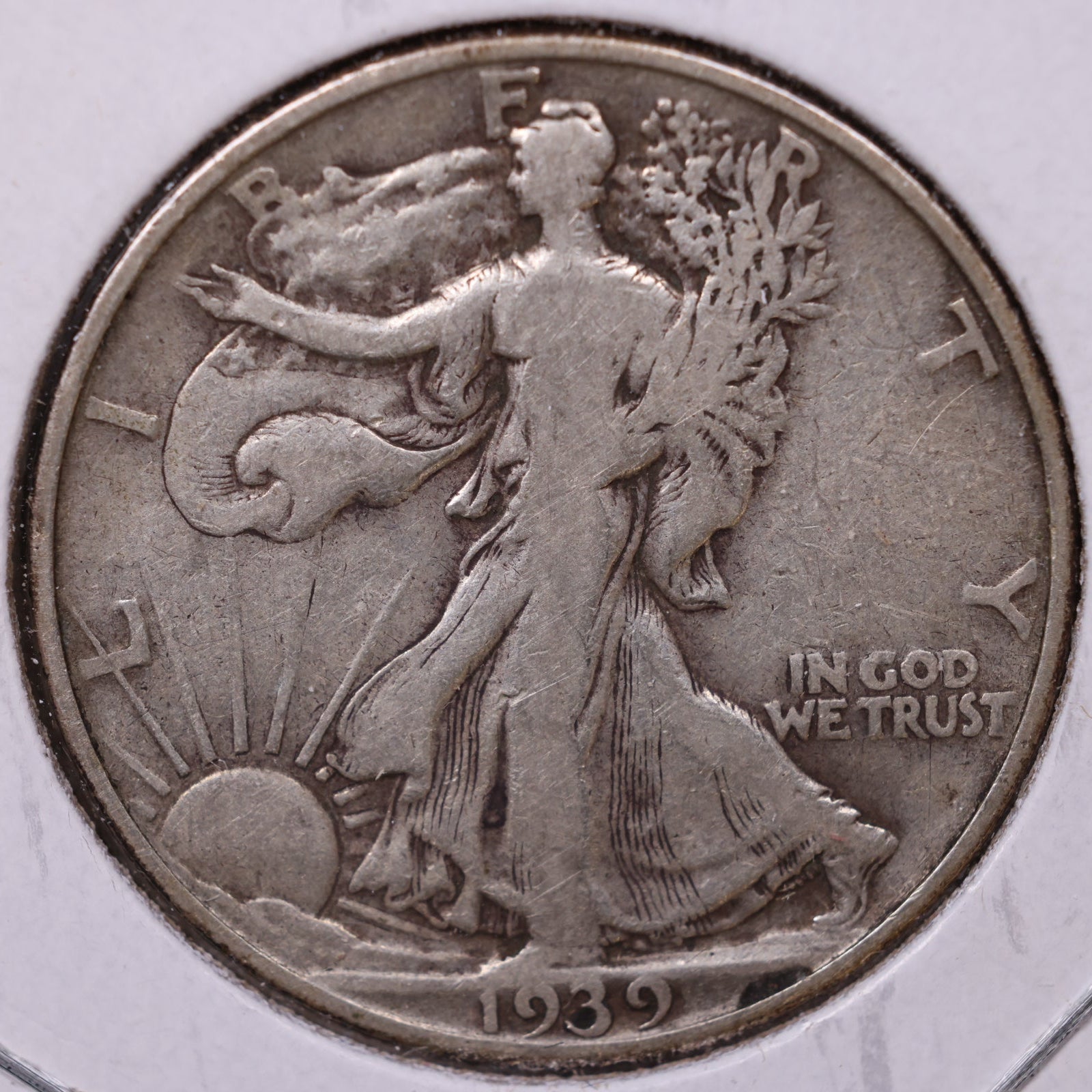 1939-D Walking Liberty Half Dollar, Very Fine Circulated Coin, Store #HR179