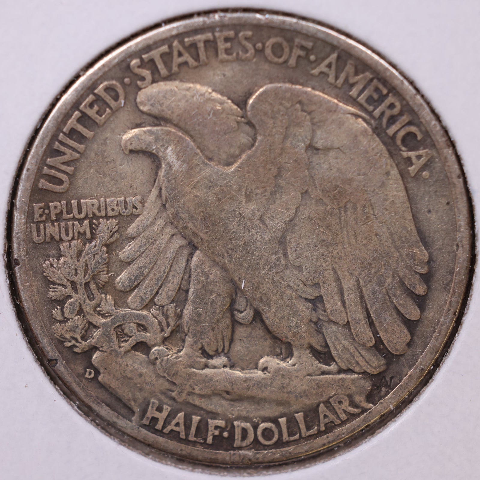 1939-D Walking Liberty Half Dollar, Very Good Circulated Coin, Store #HR194