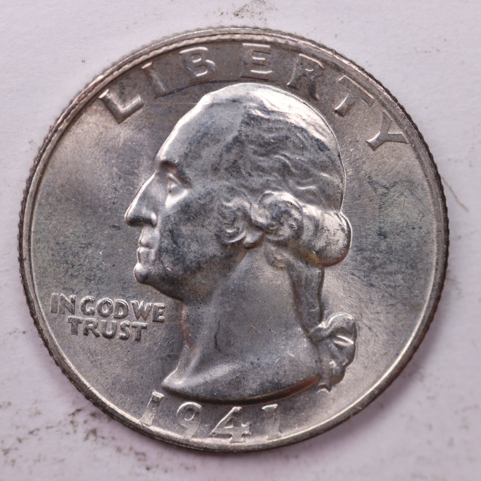 1941-S Washington Silver Quarter, Affordable Uncirculated Collectible Coin. Sale #QR1693