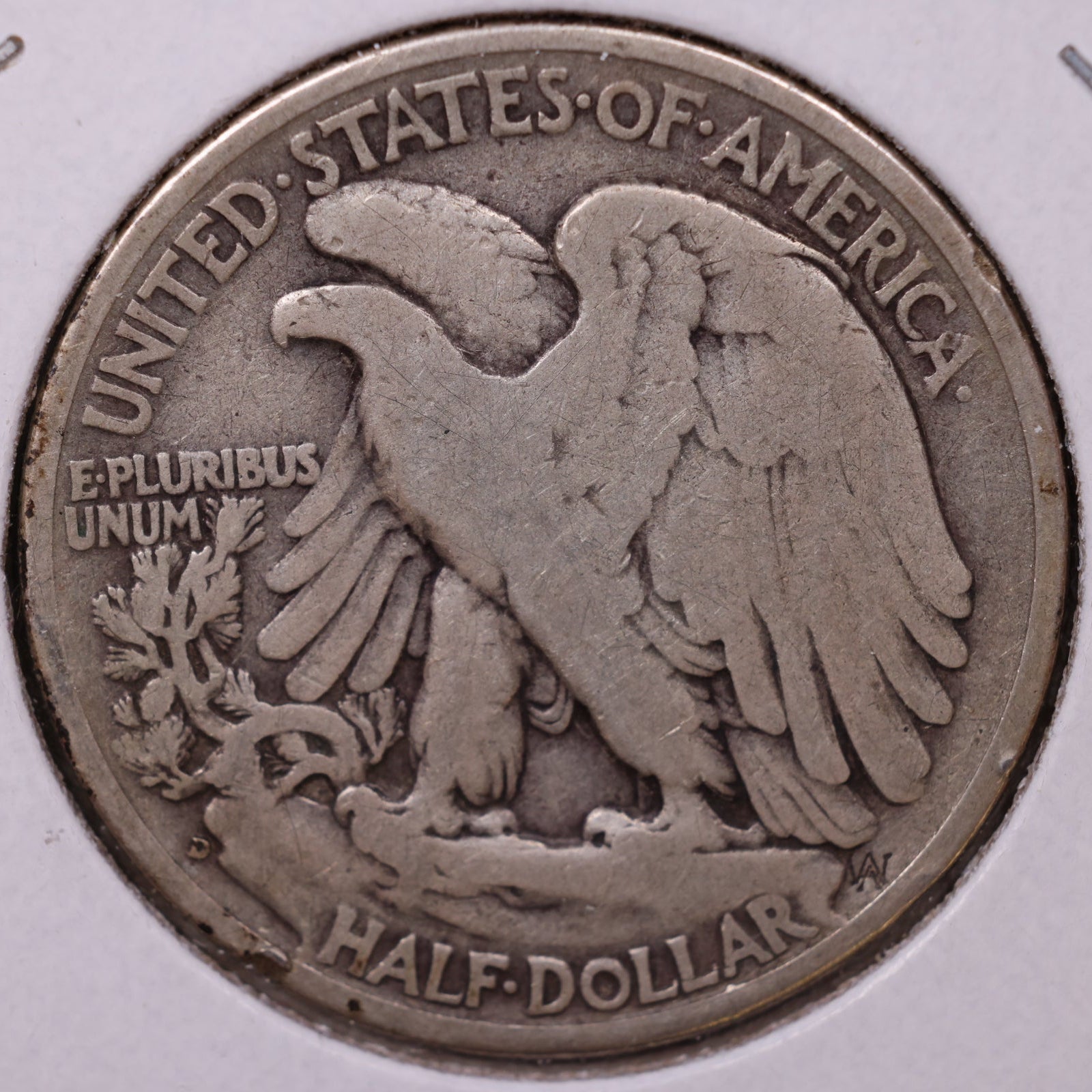 1939-D Walking Liberty Half Dollar, Very Good+ Circulated Coin, Store #HR200
