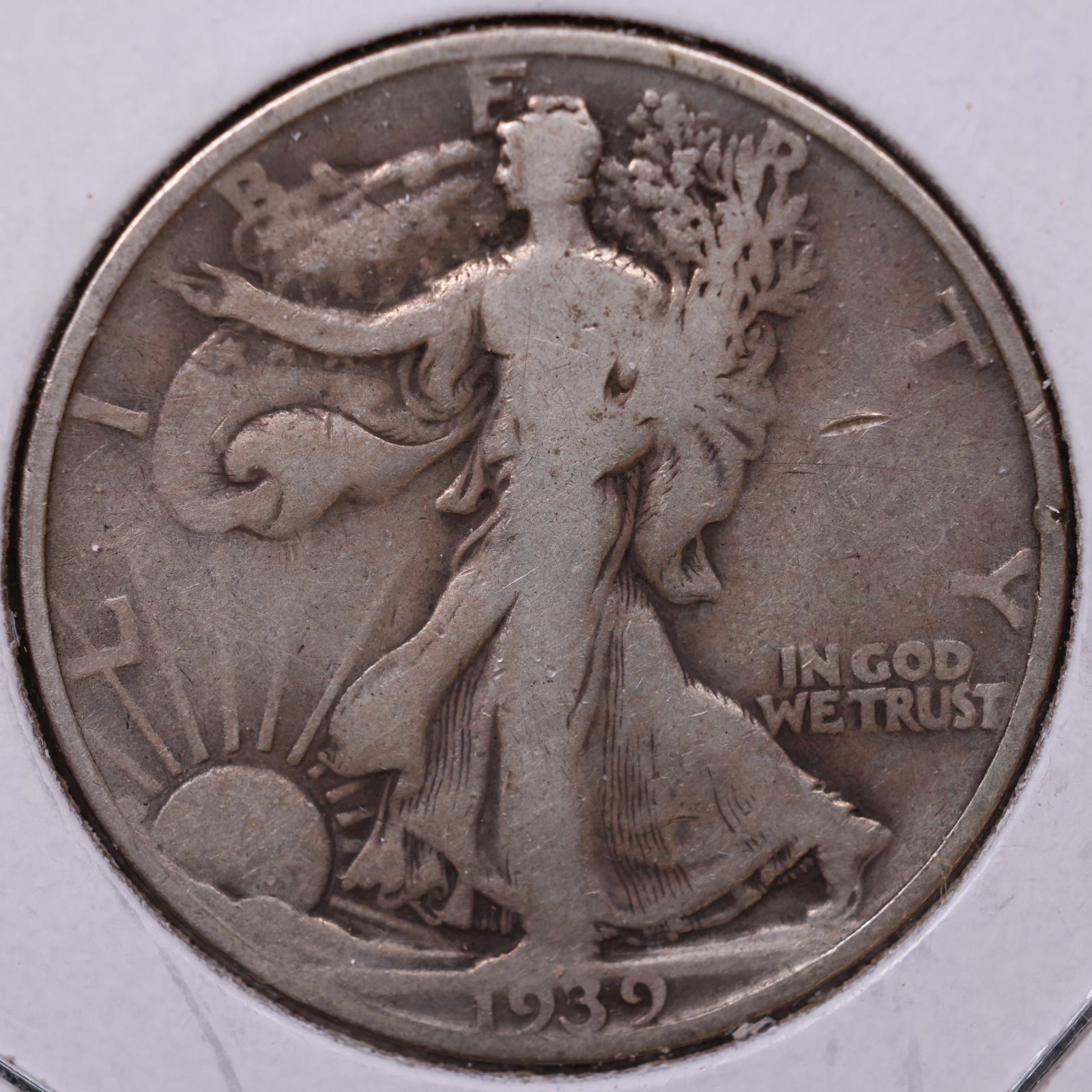 1939-S Walking Liberty Half Dollar, Good Circulated Coin, Store #HR217