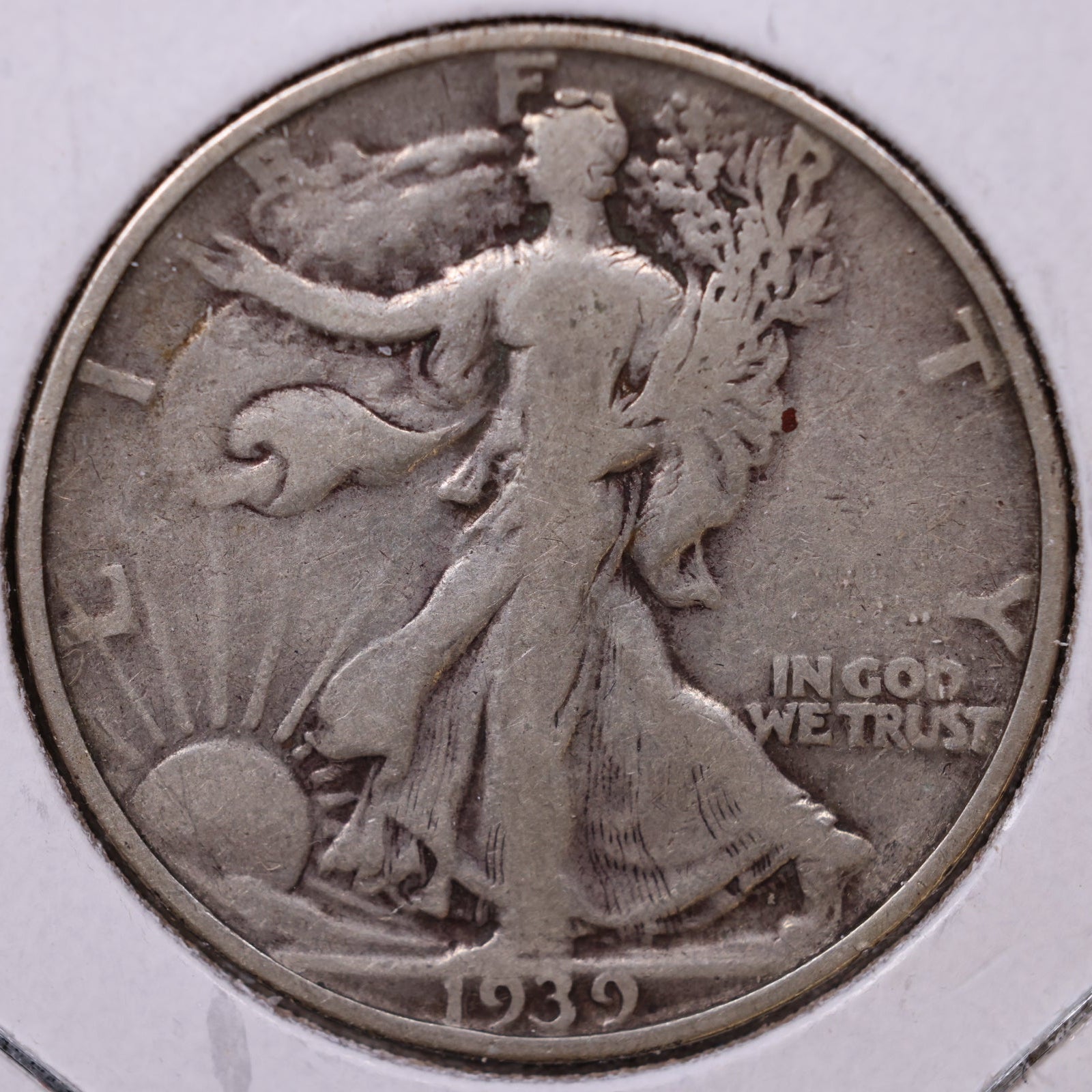 1939-S Walking Liberty Half Dollar, Very Good Circulated Coin, Store #HR228