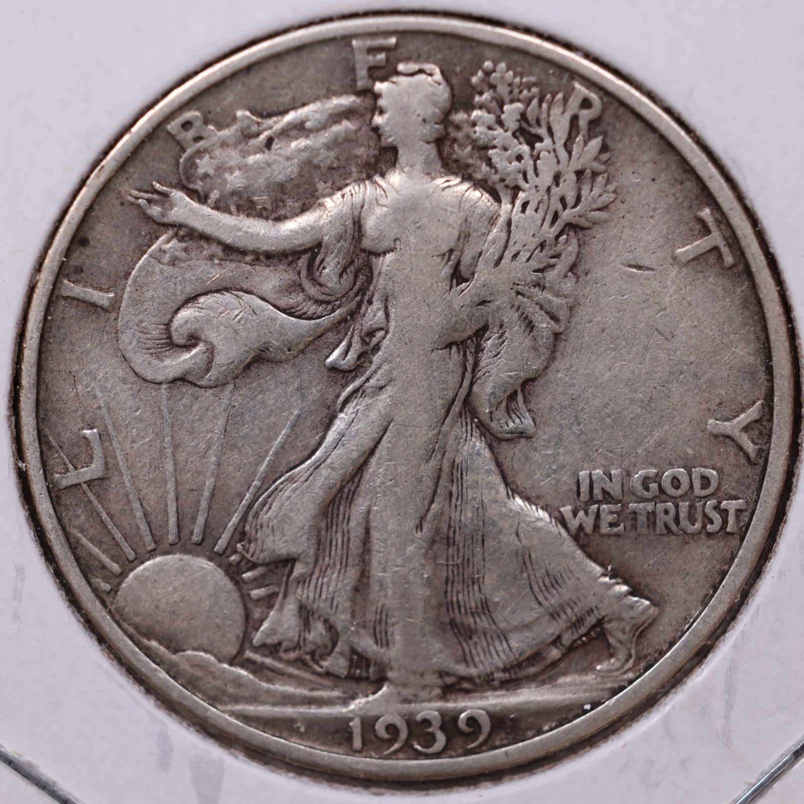 1939-S Walking Liberty Half Dollar, Fine Circulated Coin, Store #HR230