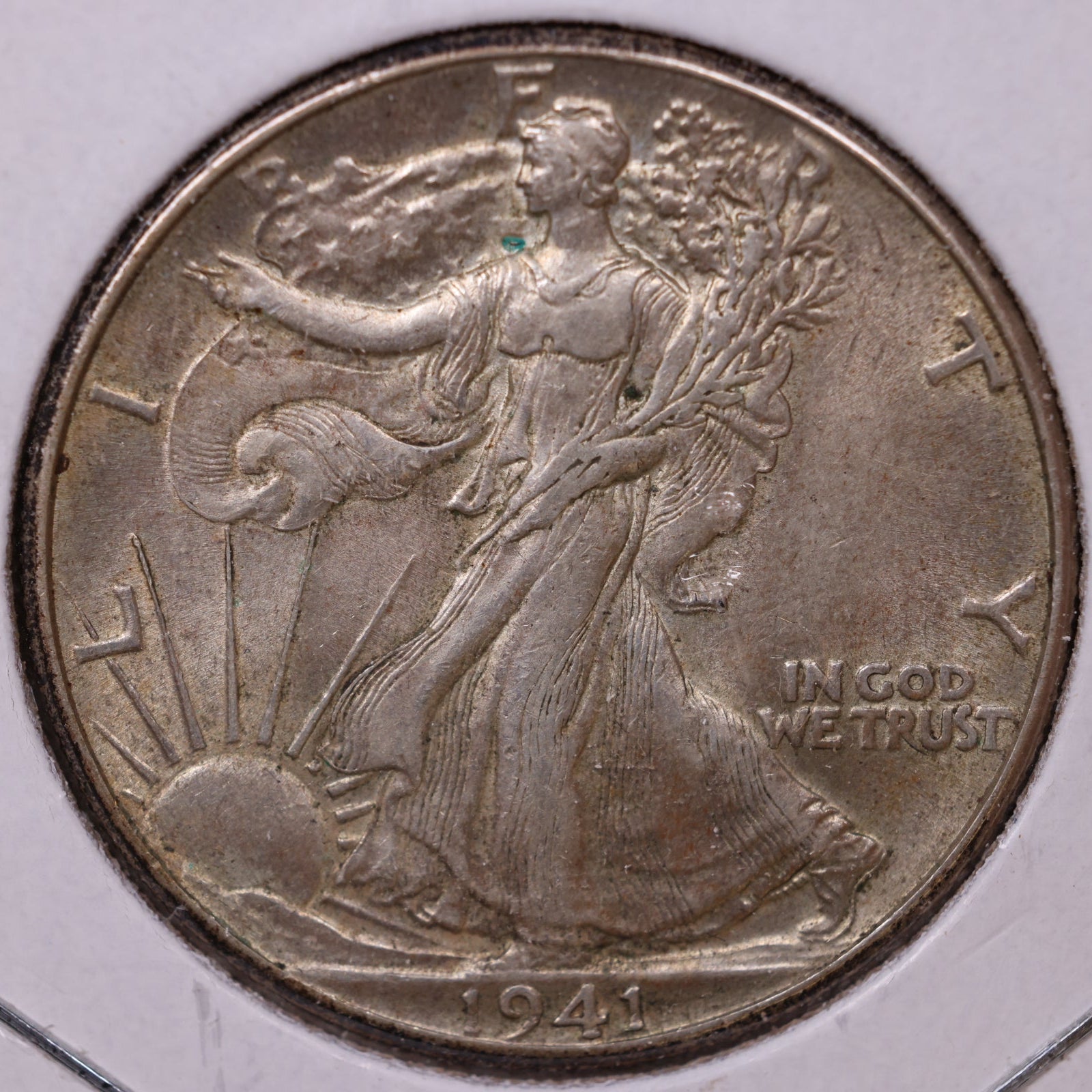 1941 Walking Liberty Half Dollar, Very Fine+ Coin, Store #HR245