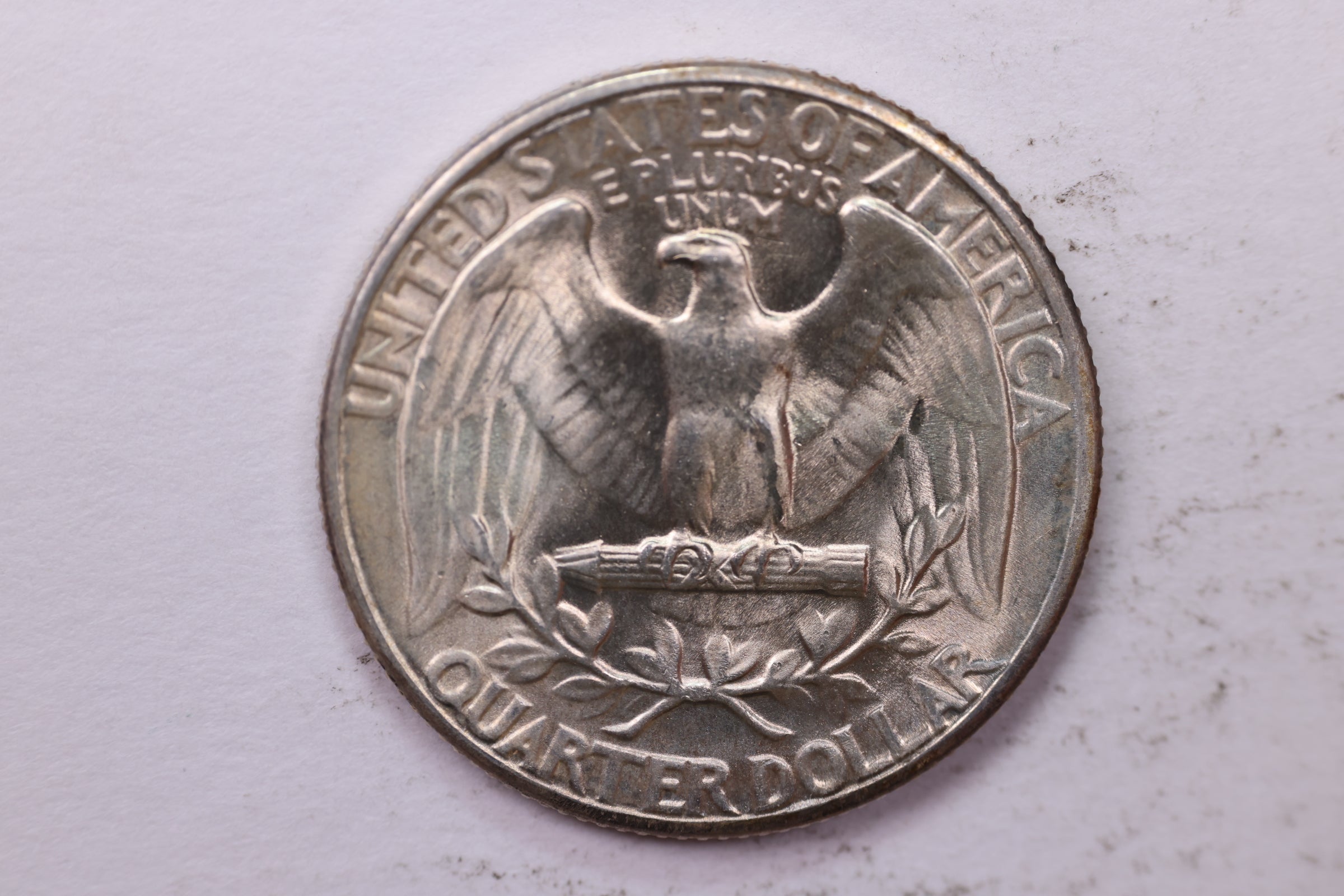 1945 Washington Silver Quarter, Affordable Uncirculated Collectible Coin. Sale #QR1708