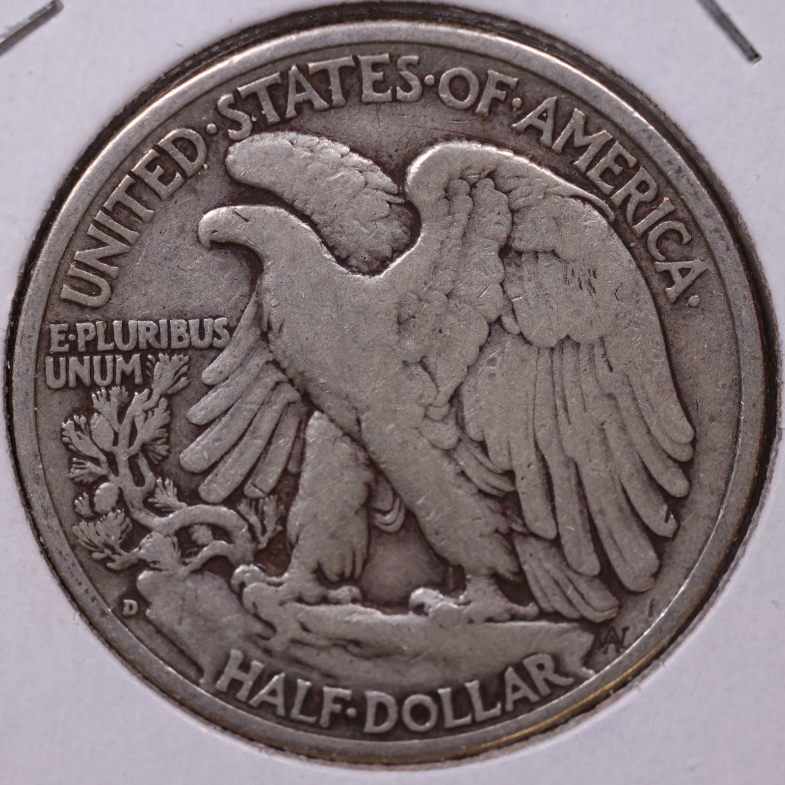 1941-D Walking Liberty Half Dollar, Extra Fine Circulated Coin, Store #HR255