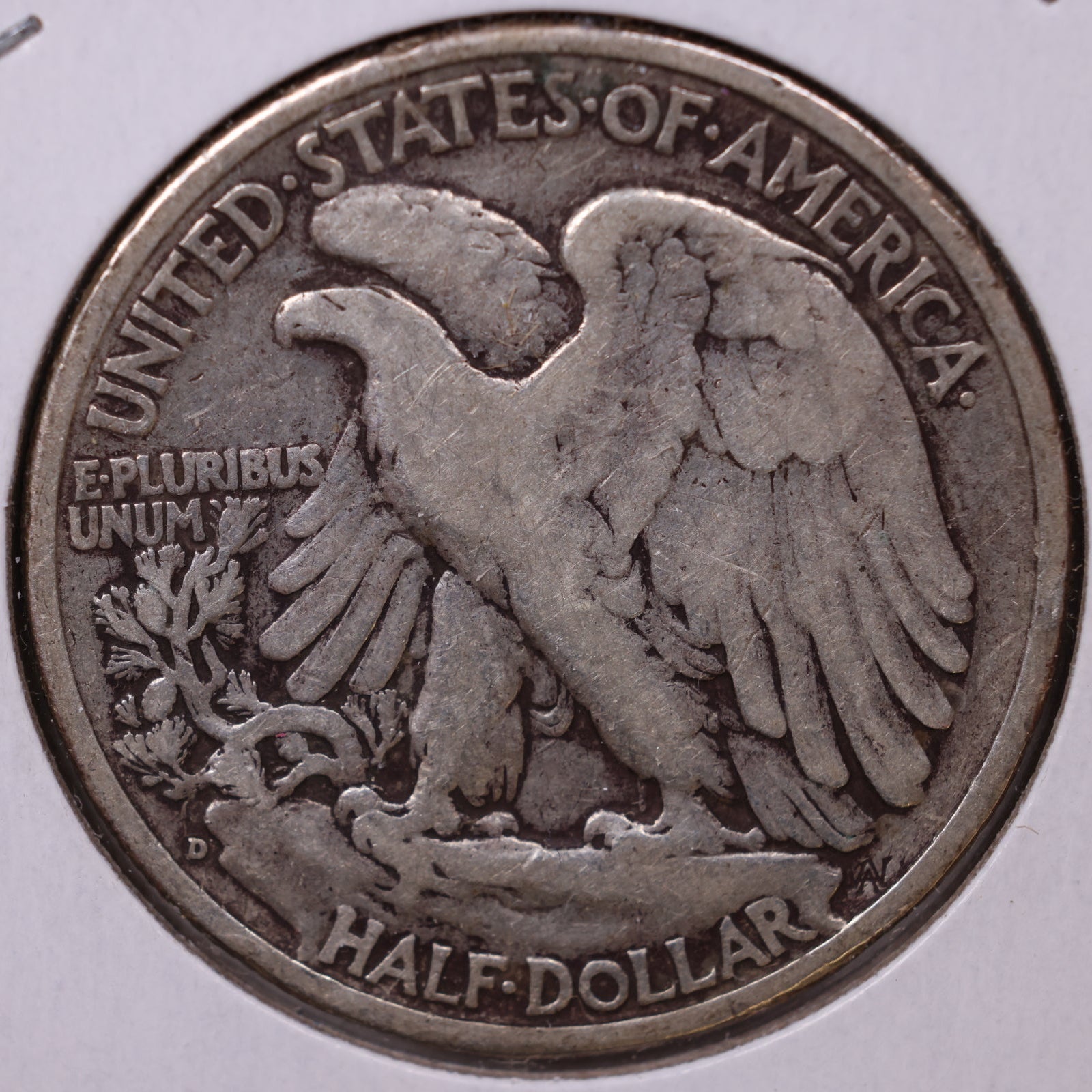 1941-D Walking Liberty Half Dollar, Fine Circulated Coin, Store #HR258