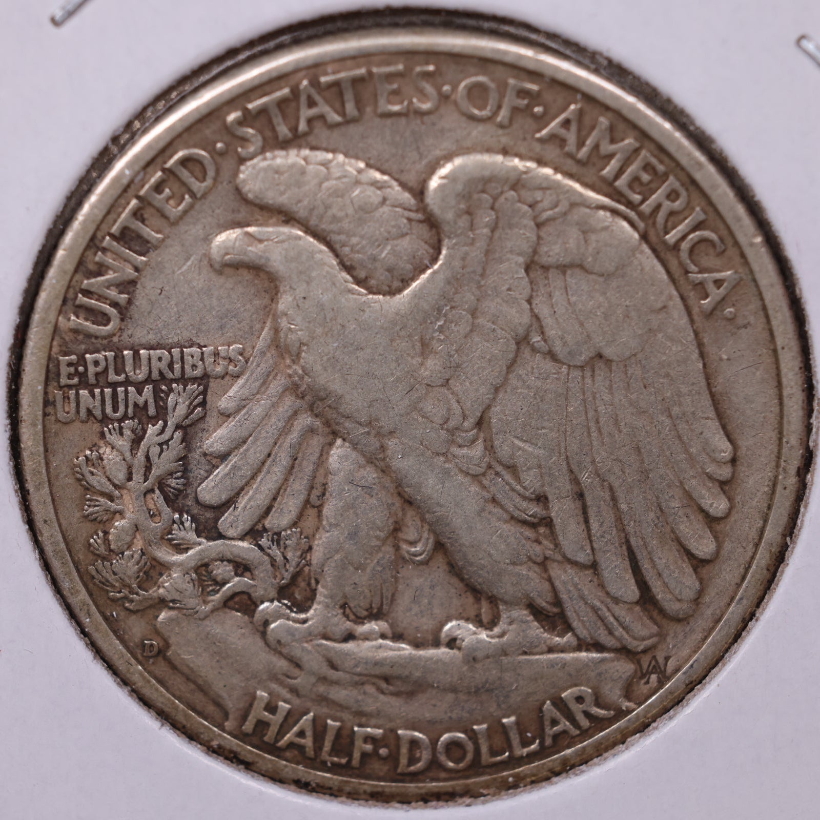1941-D Walking Liberty Half Dollar, Fine Circulated Coin, Store #HR261