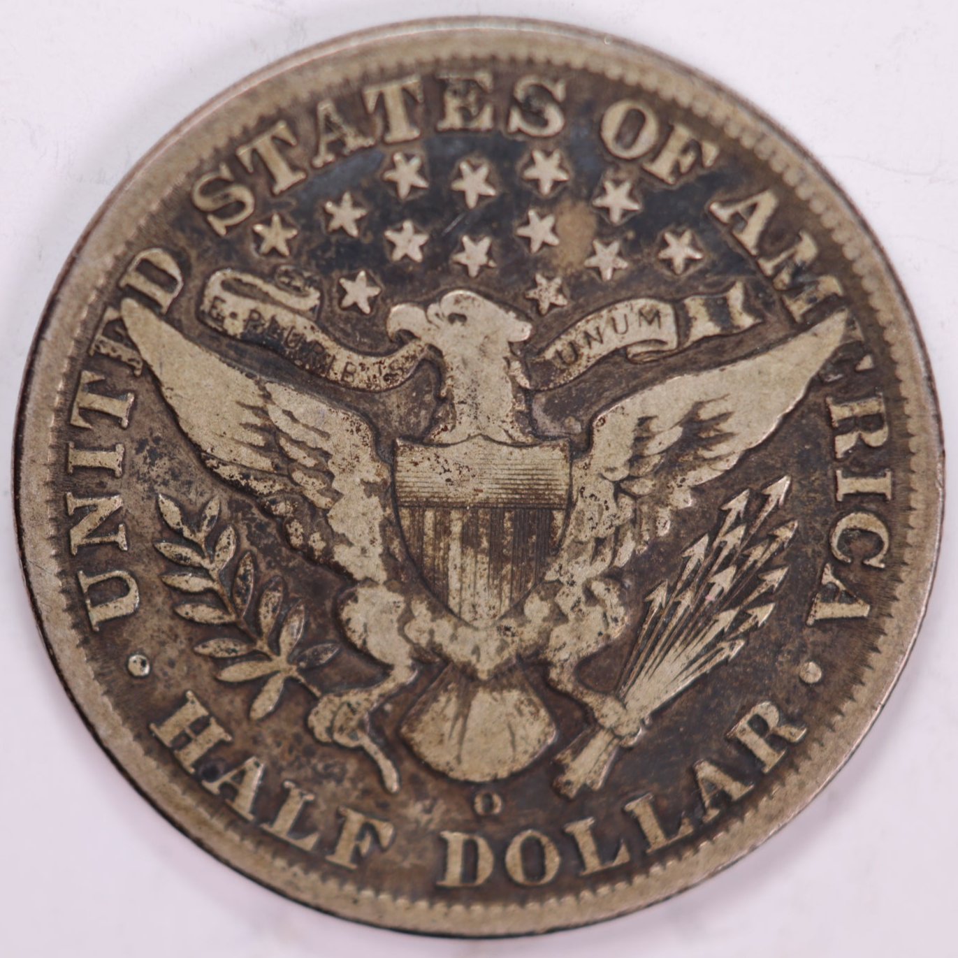1907-O Barber Half Dollar, Fine+ Circulated Coin, Store #H907O08