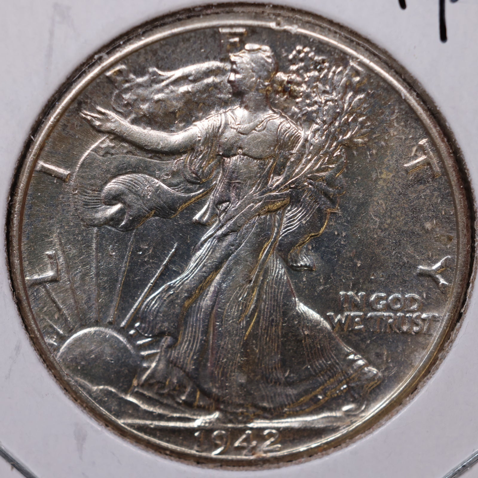 1942 Walking Liberty Half Dollar, Extra Fine Coin, Store #HR320