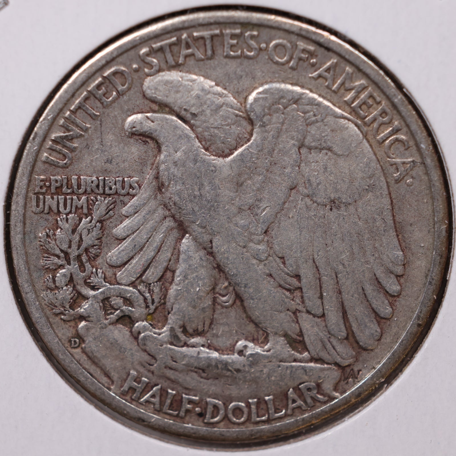 1942-D Walking Liberty Half Dollar, Fine Coin, Store #HR325