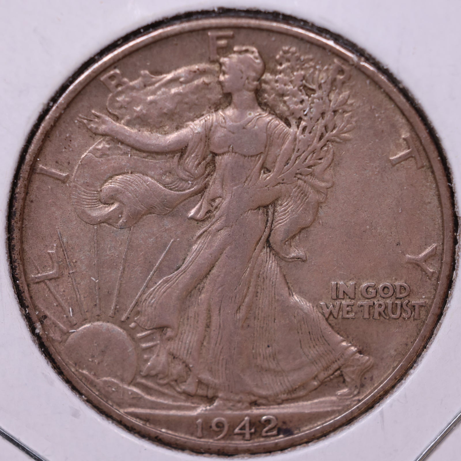 1942-D Walking Liberty Half Dollar, Very Fine+ Coin, Store #HR334