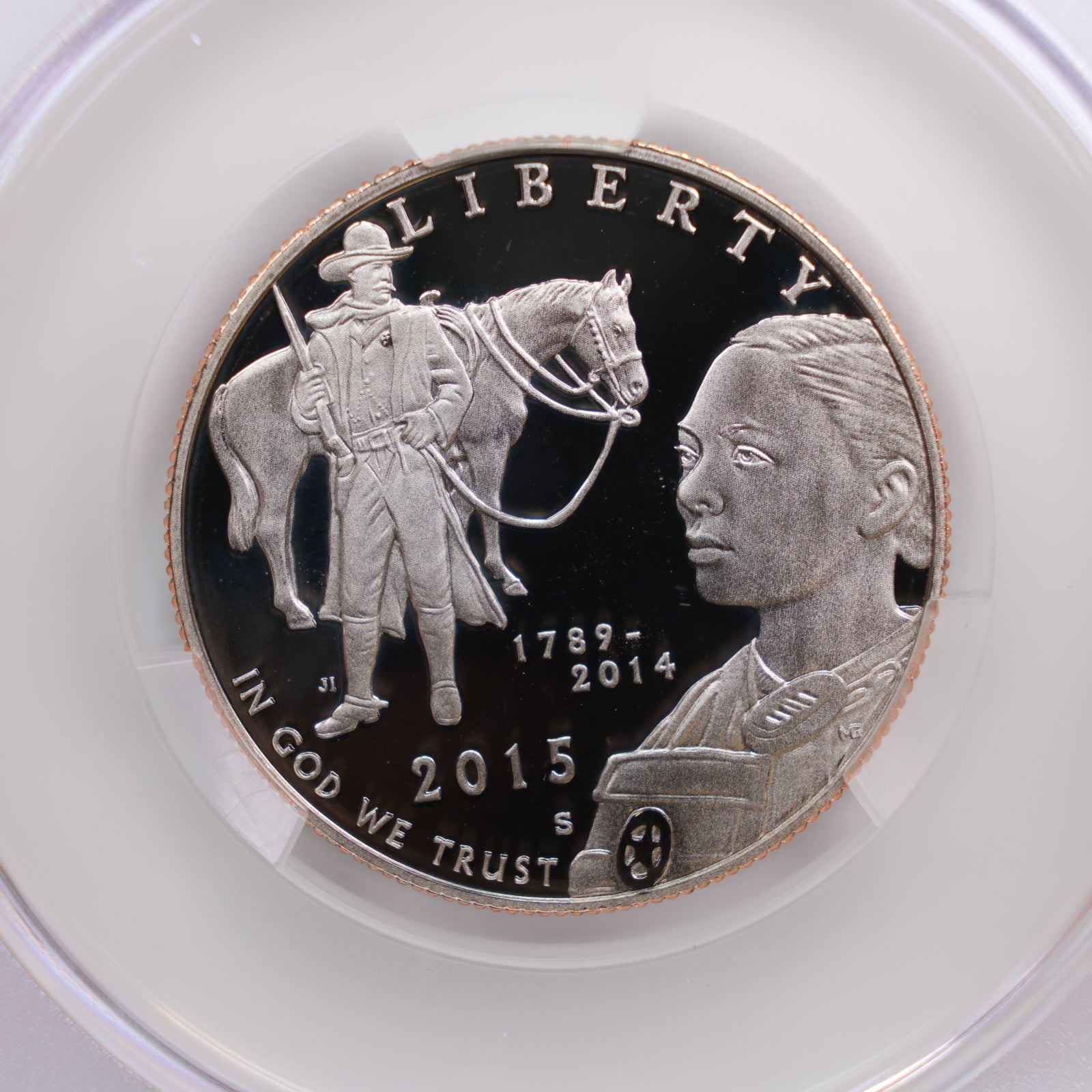 2015-S U.S. Marshals Service Half Dollar., CAC PR68., Store #GMC178