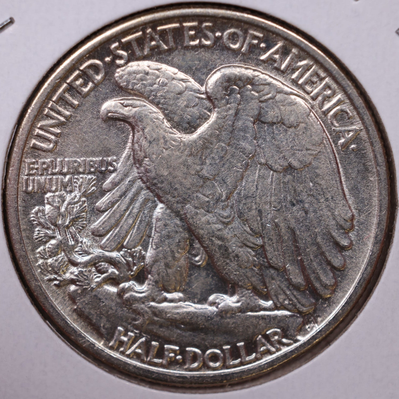 1943 Walking Liberty Half Dollar, About Uncirculated Coin, Store #HR355