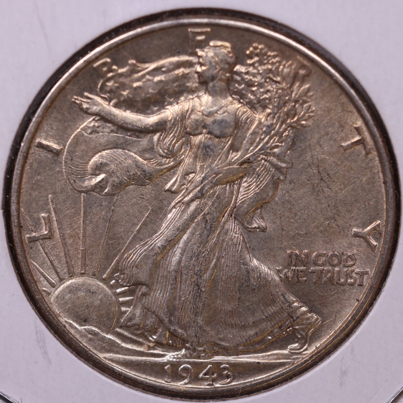 1943 Walking Liberty Half Dollar, Uncirculated Coin, Store #HR358