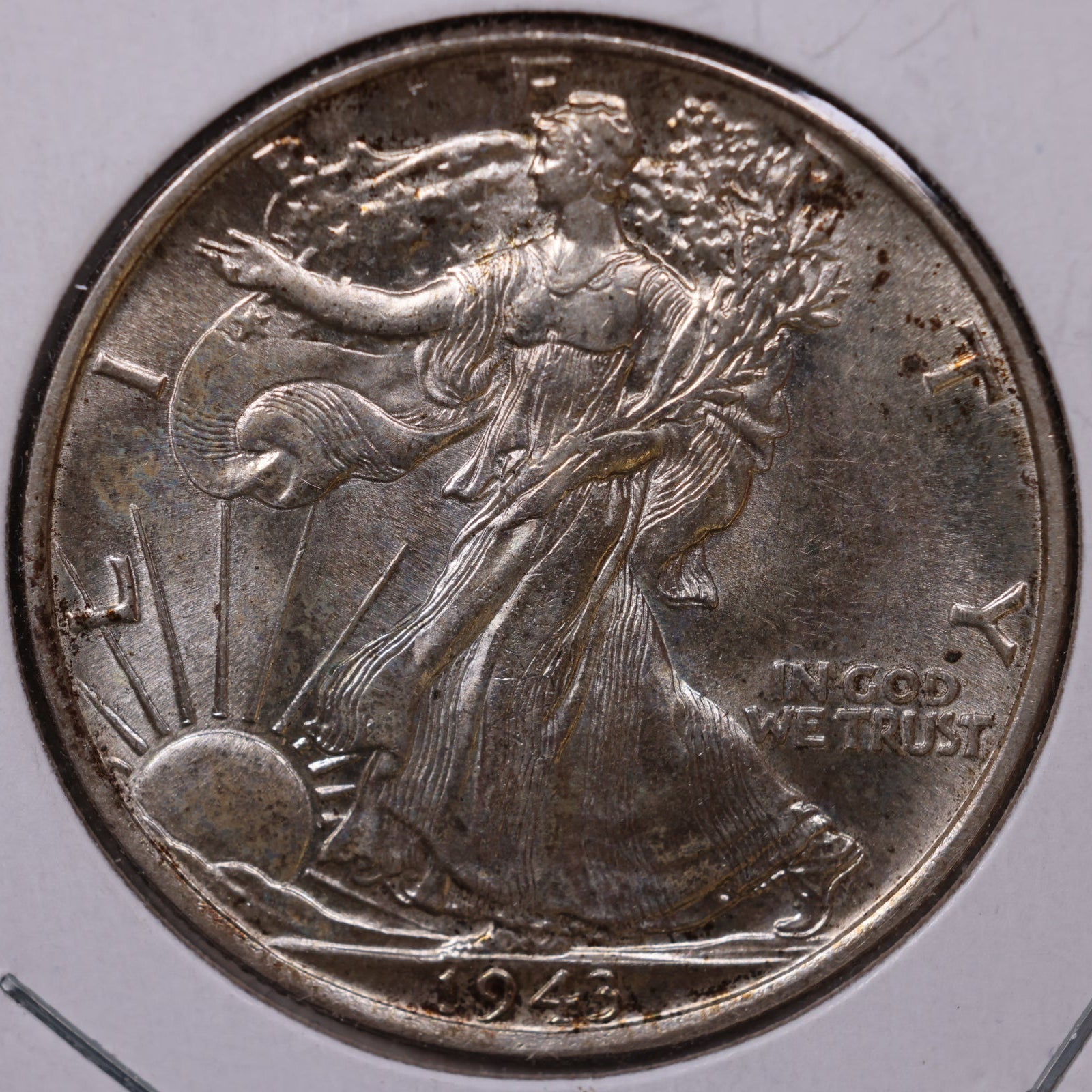 1943 Walking Liberty Half Dollar, Extra Fine Circulated Coin, Store #HR359