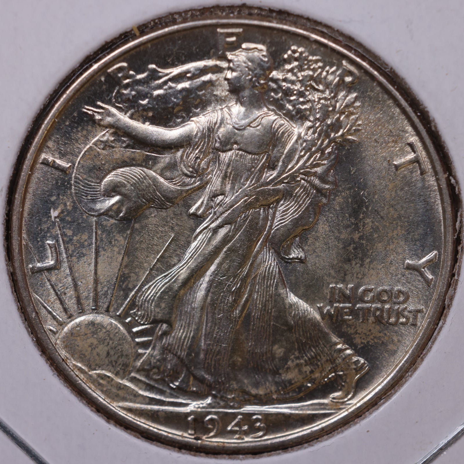 1943 Walking Liberty Half Dollar, Extra Fine Circulated Coin, Store #HR366