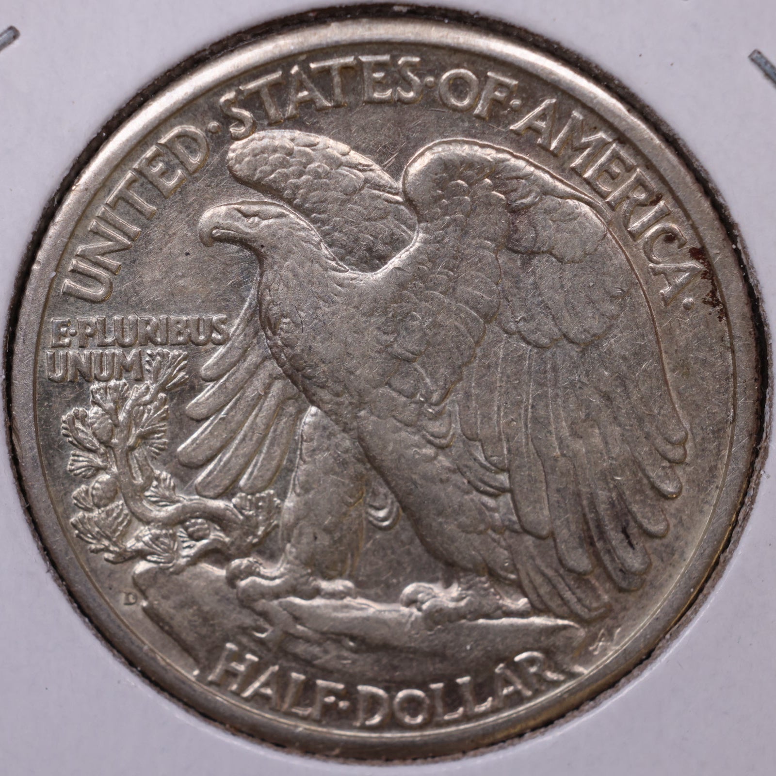 1945-D Walking Liberty Half Dollar, Very Fine+ Circulated Coin, Store #HR441