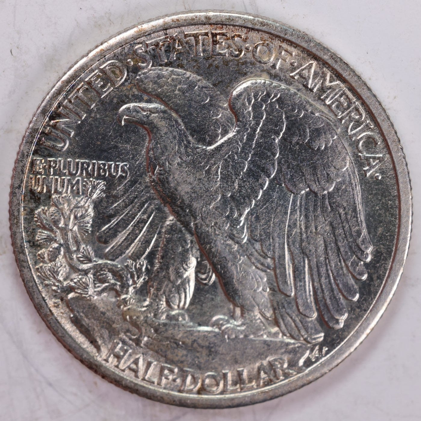 1918-S Walking Liberty Half Dollar, About Uncirculated+ Coin, Store #HR1329