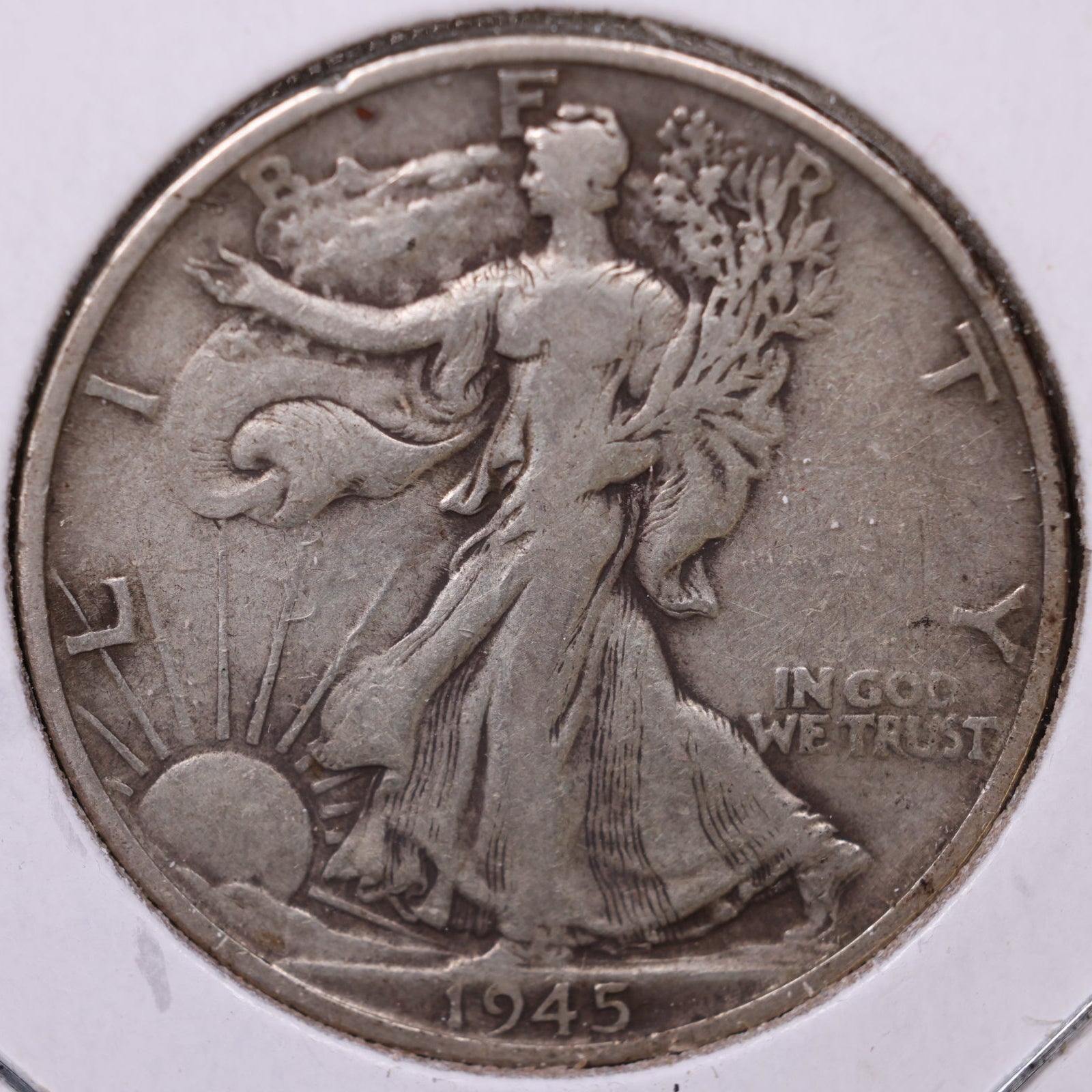 1945-S Walking Liberty Half Dollar, Very Fine Circulated Coin, Store #HR454
