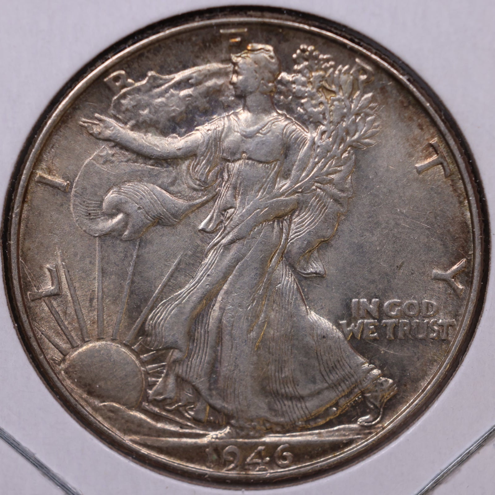 1946 Walking Liberty Half Dollar, Very Fine Circulated Coin, Store #HR460