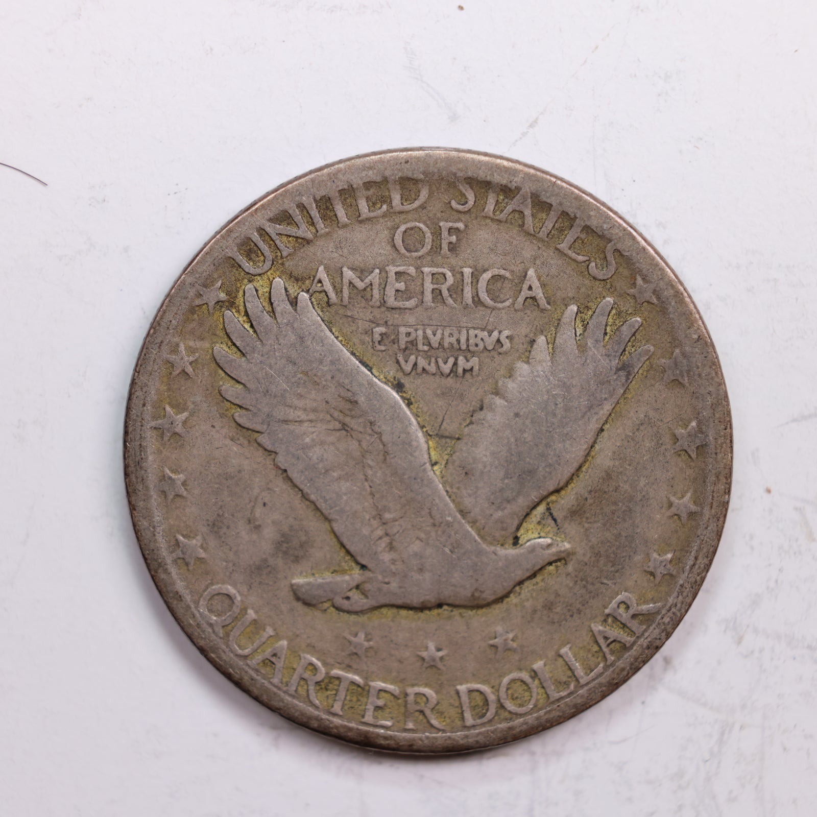 1920-D Standing Liberty Quarter., Very Good., Circulated Coin., Store #QR0303.