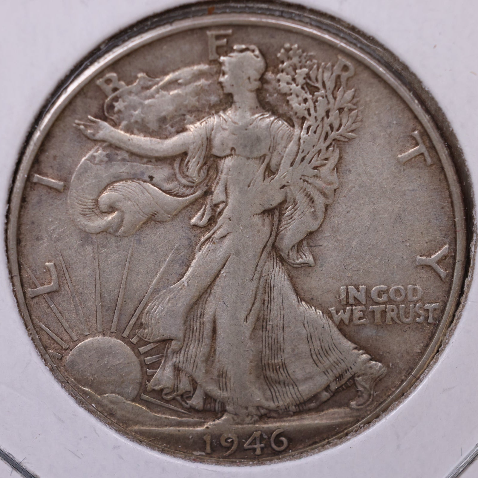 1946-S Walking Liberty Half Dollar, Fine Circulated Coin, Store #HR470