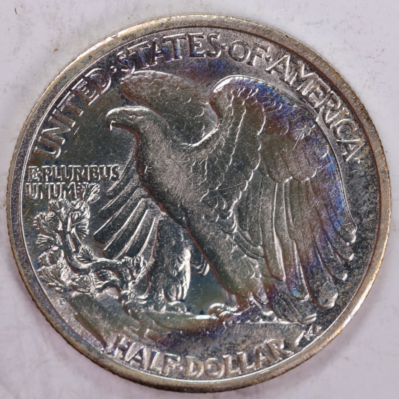 1929-D Walking Liberty Half Dollar, About Uncirculated Coin, Nice Slider, Store #HR1334