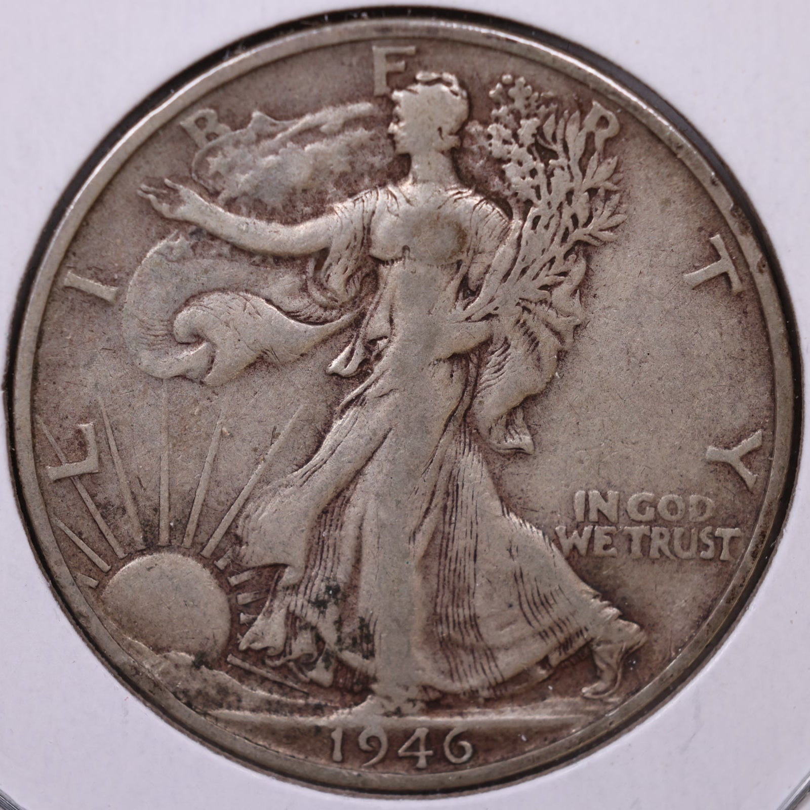 1946-S Walking Liberty Half Dollar, Fine Circulated Coin, Store #HR476