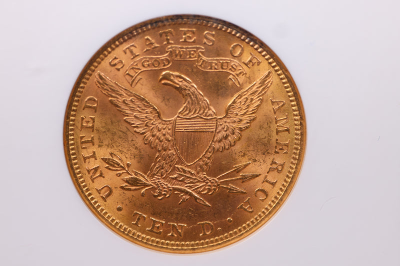 1881 $10., Gold Liberty., NGC Certified., Affordable Collectible Coins. Sale
