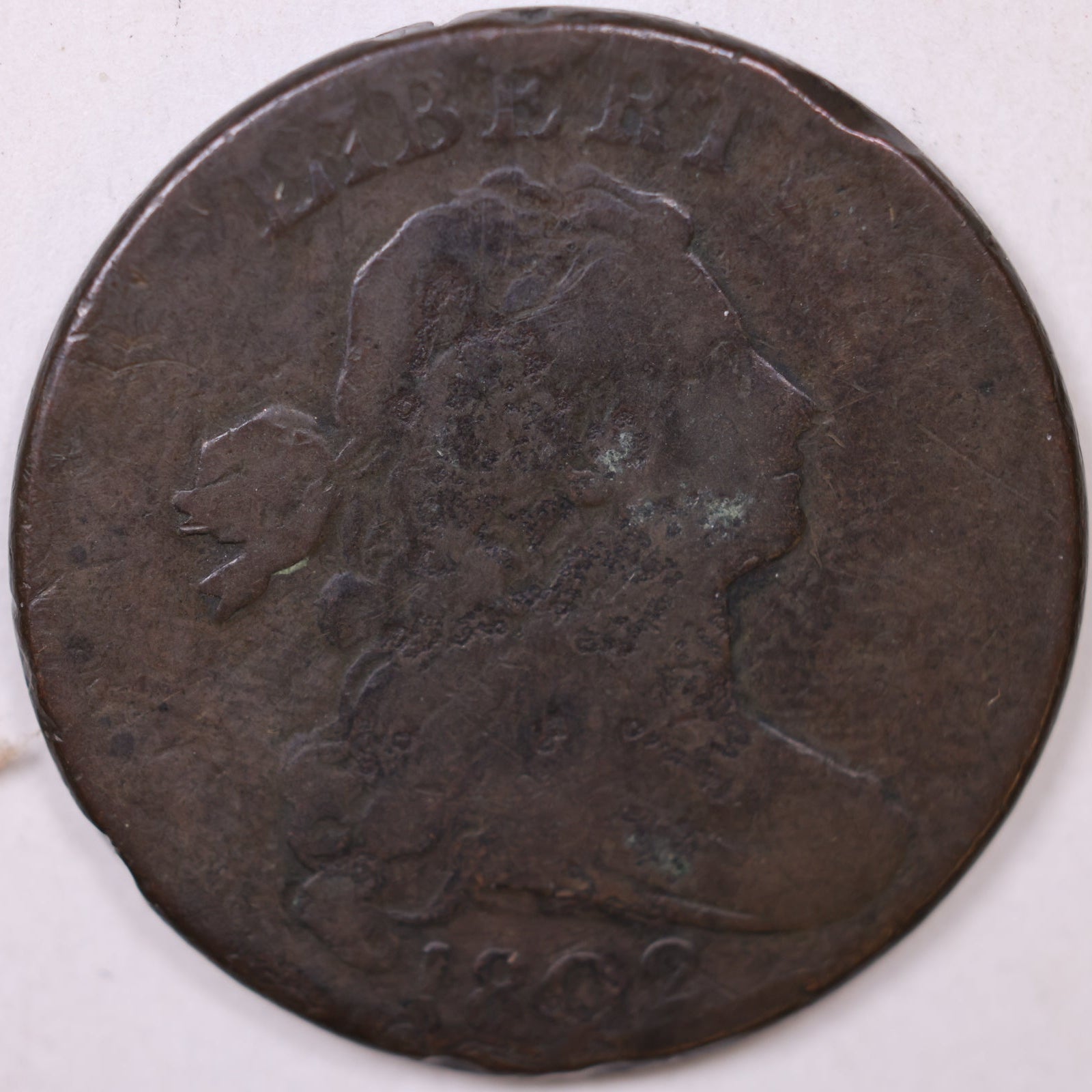1802 Large Cent, Affordable Fine Circulated Coin, Store Sale #CT1227