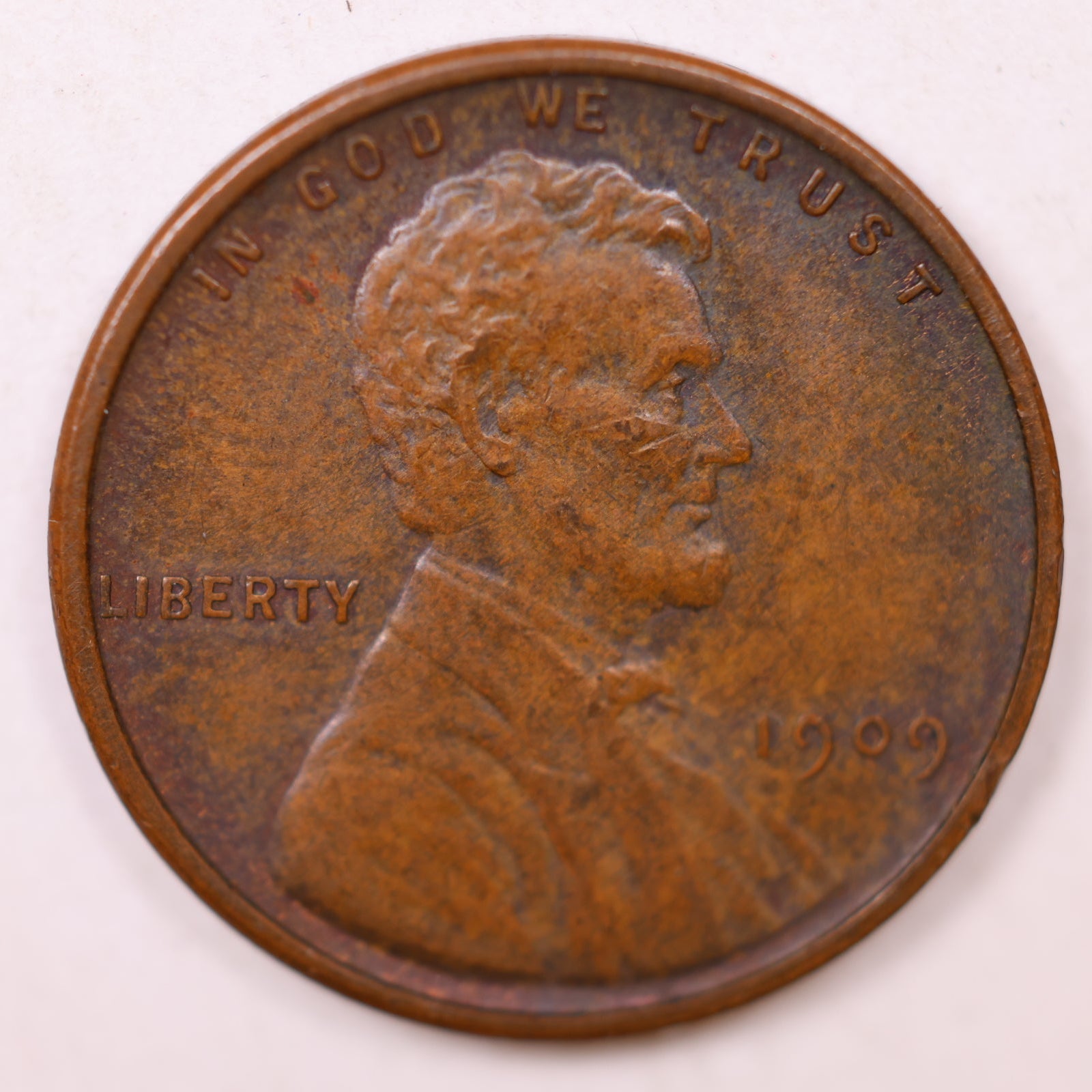 1909 Lincoln Wheat Cents. Extra Fine Circulated Coin, Store Sale #CT1239