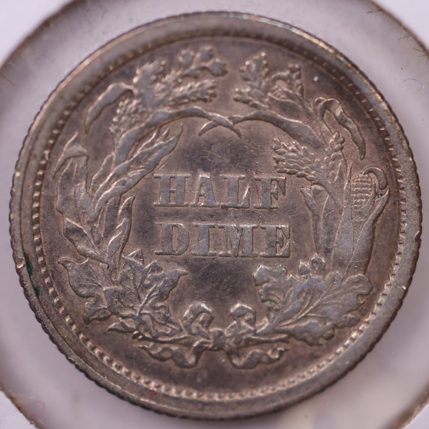 1861 Seated Liberty Half Dime, Extra Fine Details Circulated Coin, Store HE0021